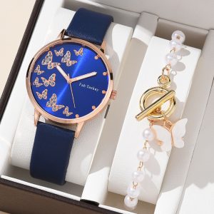 Fashion Lady Temperament Belt Watch Casual Versatile Quartz Watch